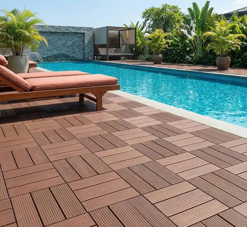 Pool Surround — Straight Lay